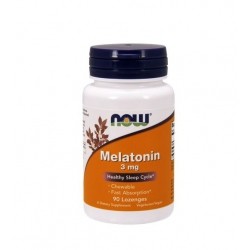 NOW FOODS MELATONIN 90 kapsułek